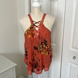 Daytrip Brand Women’s Sleeveless Flower Top